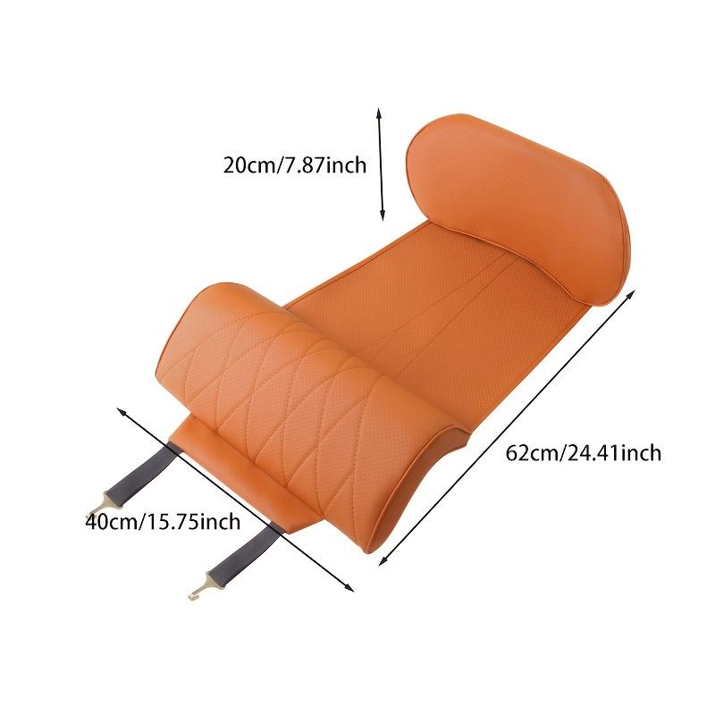 Nappa Extended Car Seat Cushion with Lumbar Cushion Leg Pad Imitation High-end Aviation Seat Cushion 3D Three-dimensional Seat Cushion
