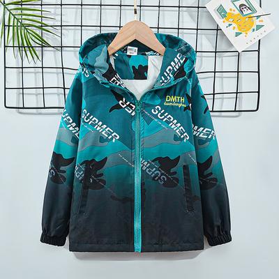 Boy Korean Fashion Hooded Jacket, Children's Clothing, Boys' Tops, Jackets, Autumn Clothes