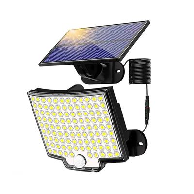 LED Solar Light Outdoor Waterproof Wall Light with Motion Sensor for Patio Garage Backyard