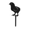 Metal Garden Stakes Rooster Hen with Chicks Outdoor Art Animal Decorations Outside Decor Yard Garden Ornaments