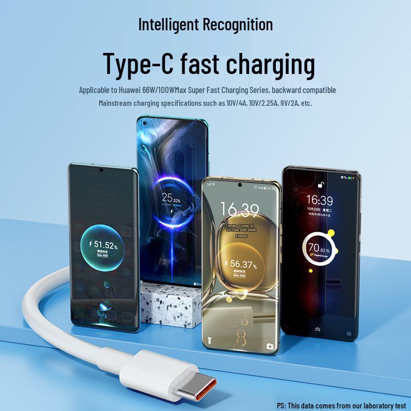 Fast Charging Type-C Data Cable for Android - Compatible with Huawei, Xiaomi, Redmi, Vivo, and Honor