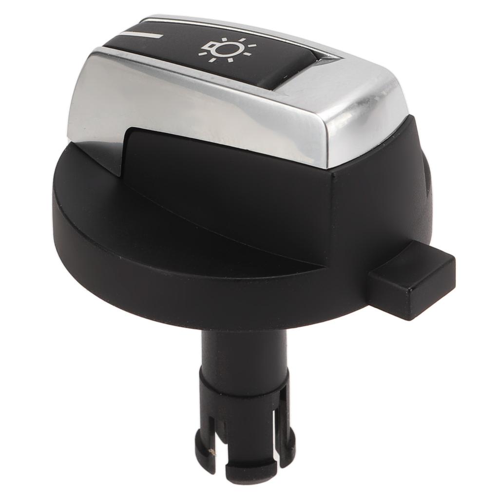 Scheinwerfer-Bedienknopf Auto Scheinwerferknopf Ersatz für 5 6 7 Serie X3 X4 Matt Schwarz