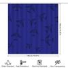 Airplane Blue Shower Curtain Waterproof Fabric For Bathroom Decor Customizable Size Available On.Com