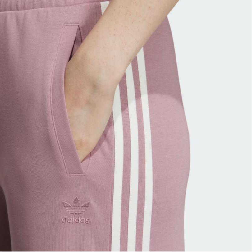 Adidas Originals Trefoil Wide-Leg Knit Track Pants Women Bottoms Magic-Purple Pink IN1023