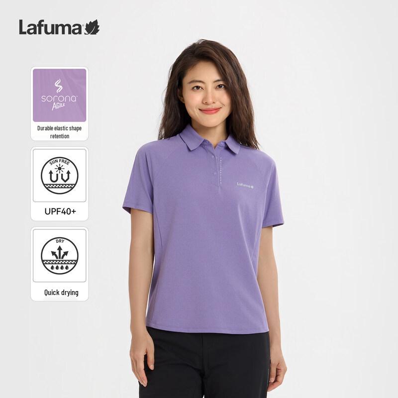 

LAFUMA Women s Moisture-Wicking Short-Sleeve Polo Shirt LFTS6BS21 XL