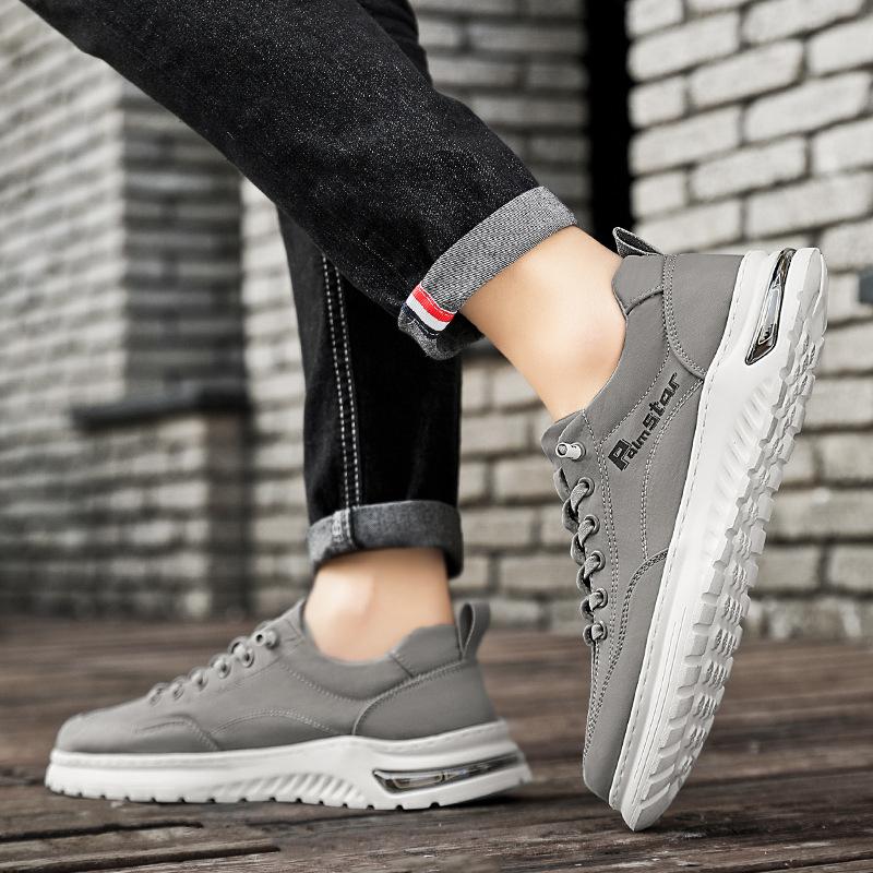 Trend Casual Sports Soft-Soled Breathable Board Shoes One-Pedal Driving Strap-Free Tide Shoes