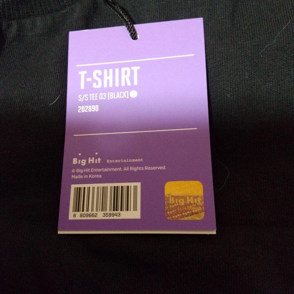 [USED] BTS DYNAMITE T-shirt black