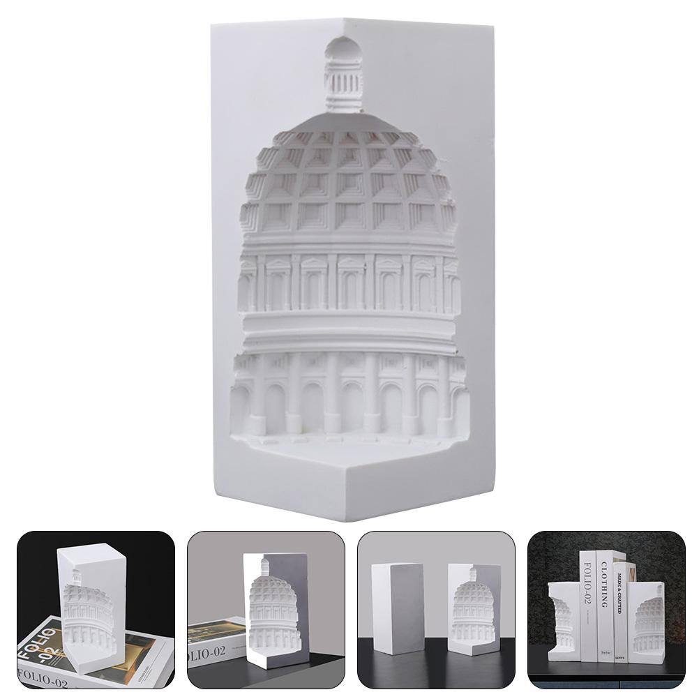 Tablescape Decor Roman Pantheon Book Shelves for Office Architecture Building Model