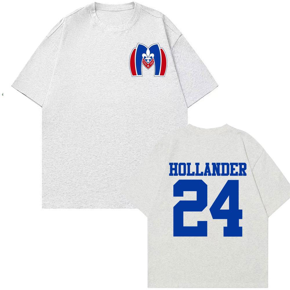 Heated Rivalry Hollander 24 Graphic Tee Shirt Men Women Fashion Summer T Shirt High Quality Crewneck Oversized Loose Tshirts