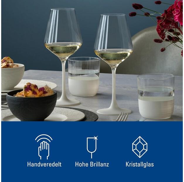 Набор бокалов для белого вина Villeroy & Boch Manufacture Rock blanc, 4 предмета (1137998120)