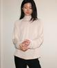 LEUNI Soft Modal Tie-Back Blouse Top - Muse Beige