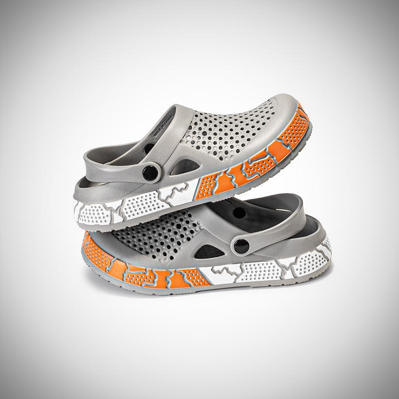 Men'S And Women'S Paint Painting Models, Hole Shoes, Seaside Beach Shoes, One Shoe, Couple Models, Two Wear Wear-Resistant Bag Heads