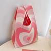 Sommer Damen Niedliche Mini-Tasche Vielseitige Mode Handytasche Cartoon Gestrickte Handtasche Umhängetasche Umhängetasche