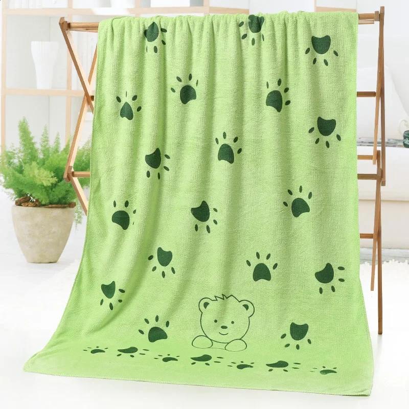 70*140cm Rabbit Microfiber Bath Towel Cute Large Soft Baby Kids Boys Girls Women Towels Beach Swimming Absorbent Wrap Quick Dry