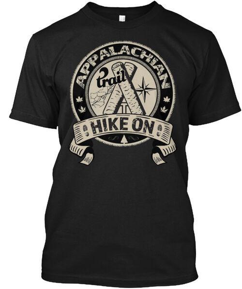 Appalachian Trail Hike On Map Premi T-Shirt Made in the USA Size S to 5XL Unisex T-Shirt S