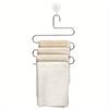 Magic Clothes Hanger Five-Layer Stainless Steel S Trouser Rack Inner Trousers Storage Rack