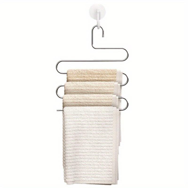 Magic Clothes Hanger Five-Layer Stainless Steel S Trouser Rack Inner Trousers Storage Rack