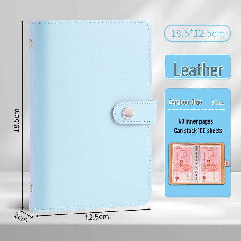 

2024 Безопасная сберегательная книга для наличных с кодовым замком - Большая вместимость, зажим для денег и финансовый планер