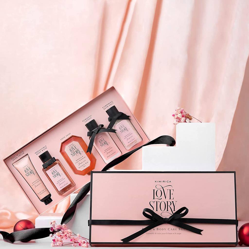 Kimirica opplevelsessett Love Story badestellsett for menn og kvinner