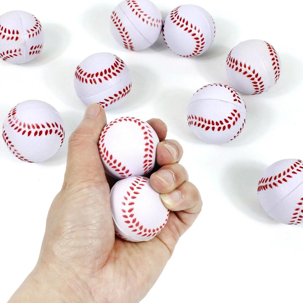 12pcs New Mini Children's Sponge Elastic Ball Sports Education Toy PU Outdoor Sports Stress Relief Release Ball Birthday Gift