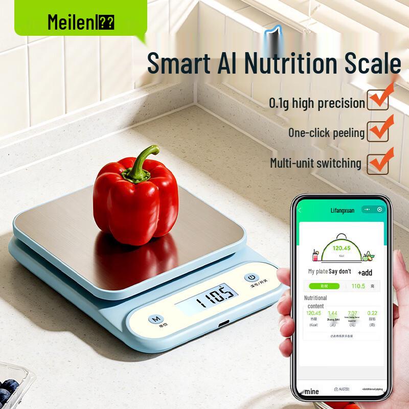 Meilen Smart AI Digital Nutrition Kitchen Scale