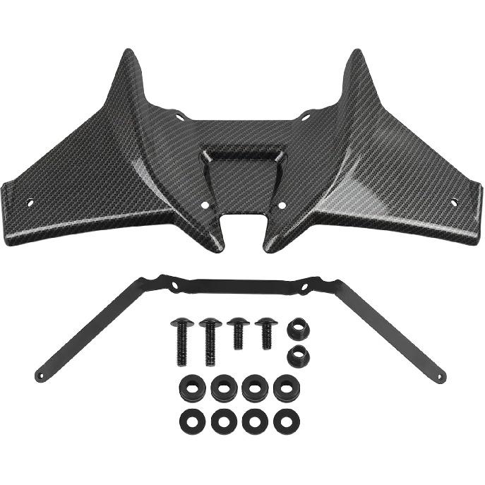 CHIFUN Frontspoiler Winglets Abtrieb Motorradverkleidung Aerodynamischer Schnabel Nasenkonus Verlängerung Verkleidung Ersatz für CB750 CB 750 Hornet 2023 2024
