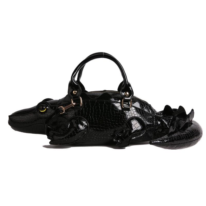 2025 Ausgefallene Krokodil-Handtasche - Europäische & Amerikanische Retro-Umhängetasche für Damen