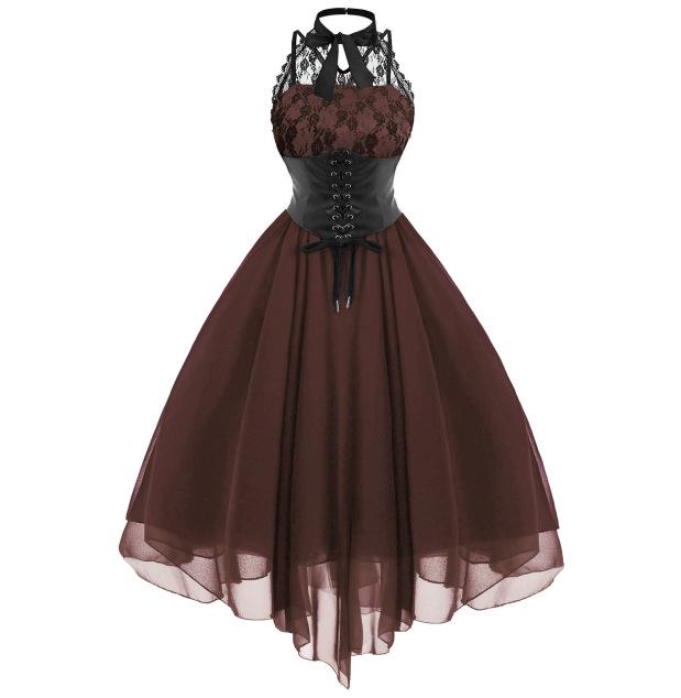 2018 European & American Chiffon Lace Dress - Sexy, Popular Style