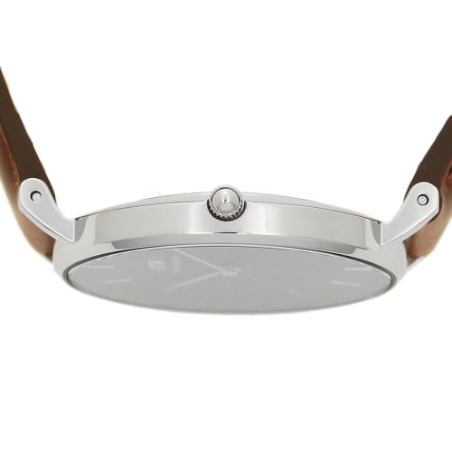 Daniel Wellington Women's Classic Petite Watch, 32mm, Quartz Movement, Black with ST MAWES Brown, DW00100181