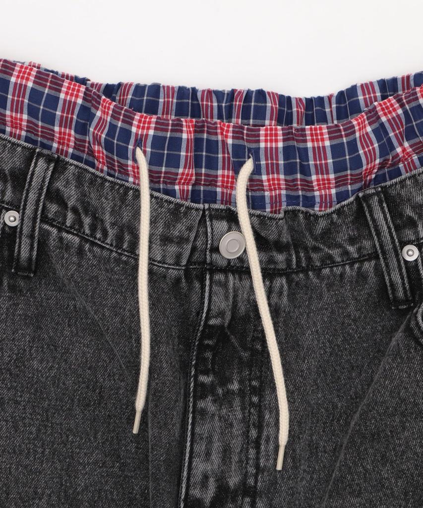 WEGO Denim Size Black Vintage Summer Gift Men's Shorts, L, Denim, Jeans, Clothes,