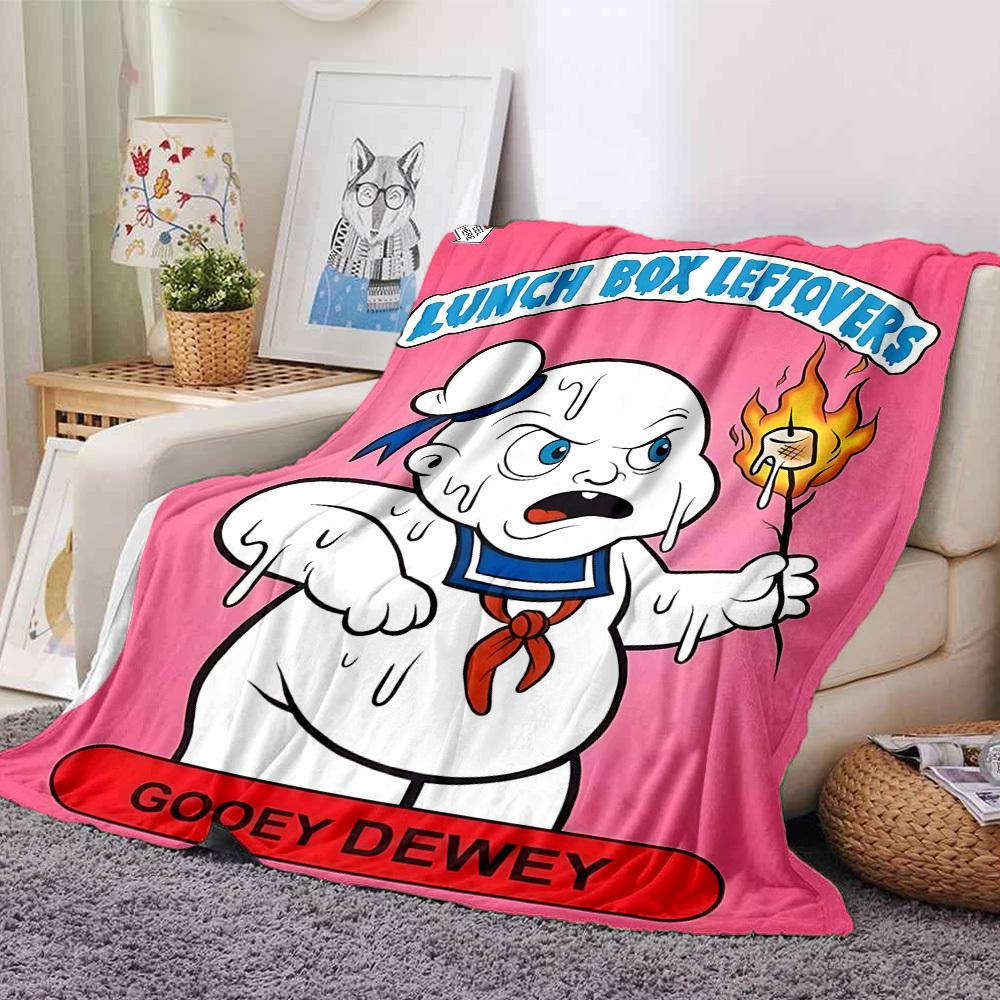 

1pc Lunch Box Leftovers Gooey Dewey Throw Blanket - Soft Flannel, Cozy All-Season Polyester Perfect for Home, Office, Bedroom - Ideal Gift s1181 80cmx120cm(31inx47in)
