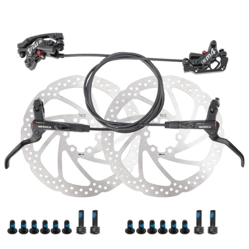 800/1400 Bike Hydraulic 4 Piston Disc Brake Aluminum Alloy Brake Pads