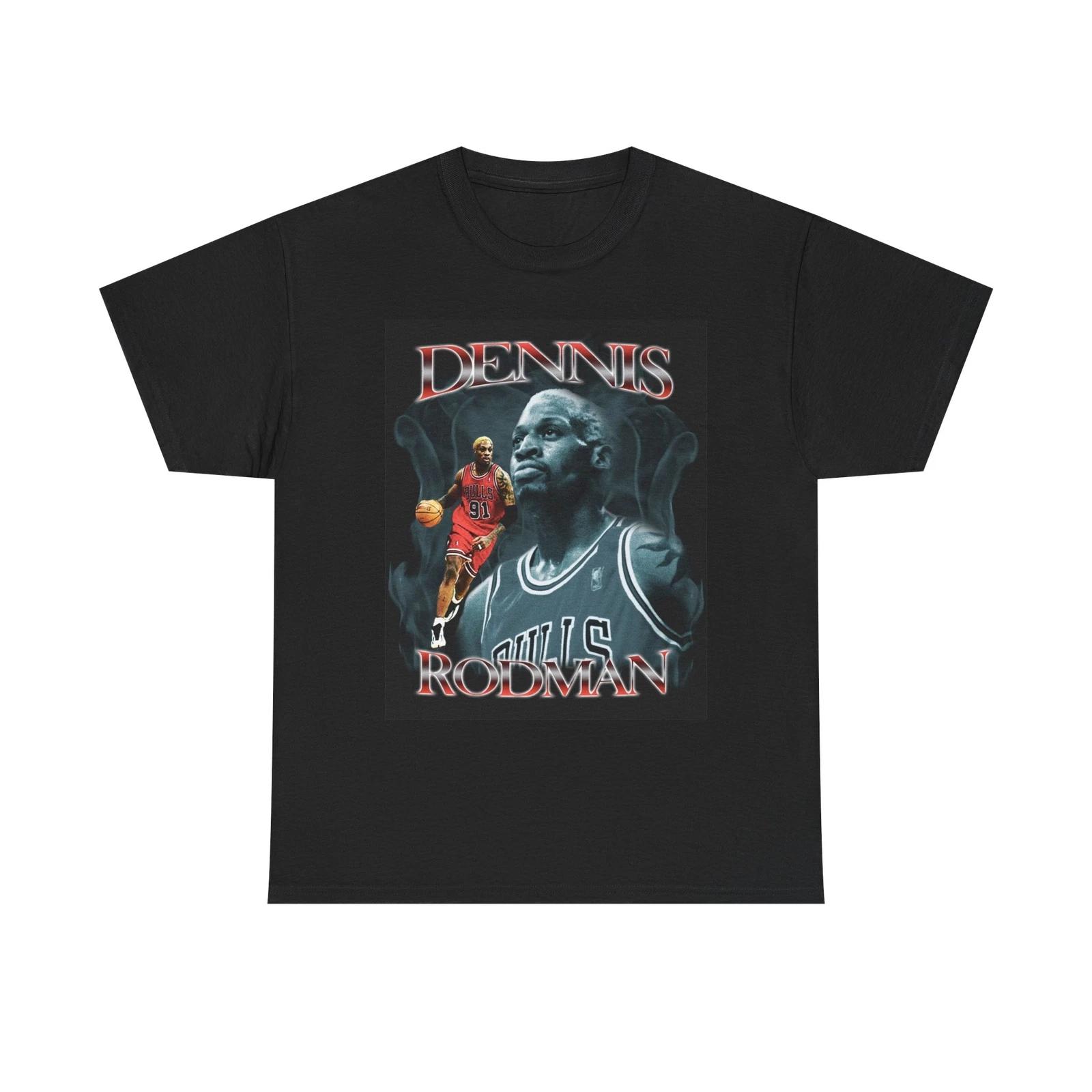 Men s and Women s T-shirts Dennis Rodman Graphic XS