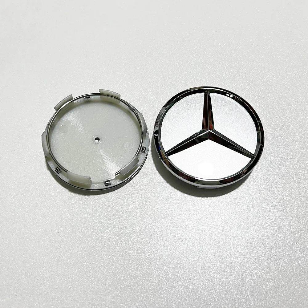 

4pcs 75mm Car wheel Hub Cap Emblem badge logo for Mercedes Benz A B C E Class CLA GLC W205 W212 W213 W176 W177 X253 W117 W204