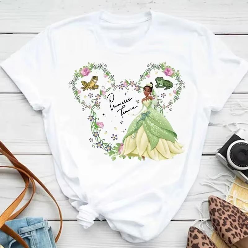 Disney Mulan Princess Printed Tshirt Cute Mickey T Shirt Summer Unisex Casual Short Sleeved Streetwear Tshirts Harajuku Clothes