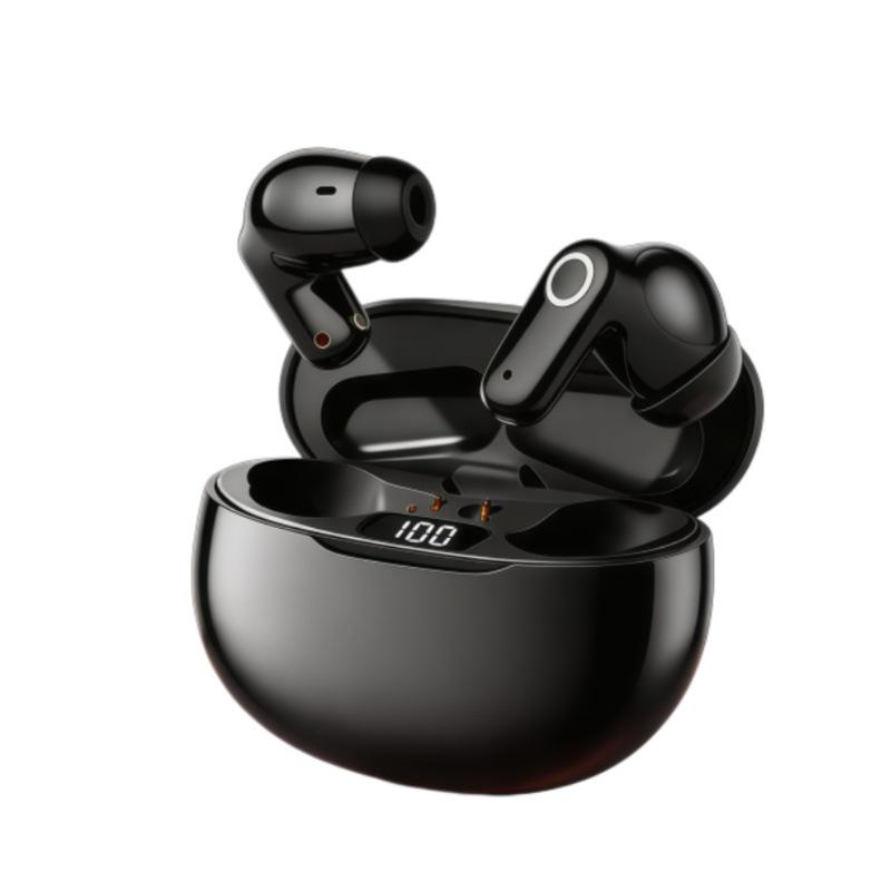 D13 Bluetooth Earbuds: Short-Handle, High-Quality Sound, Noise-Cancelling, In-Ear Comfort, Ideal for Sports.