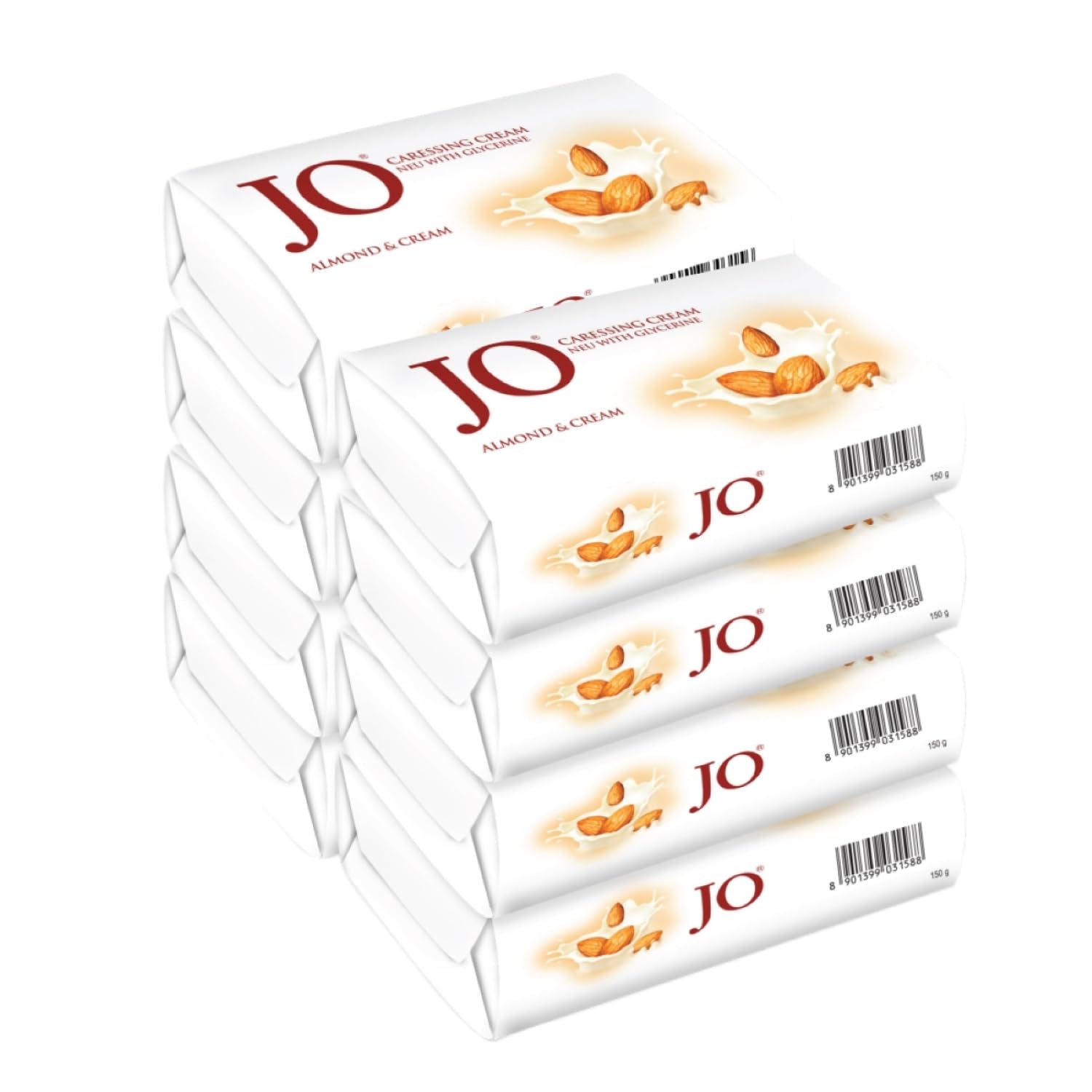 Мыло-маска JO Миндальное, упаковка 8 шт., 150 г