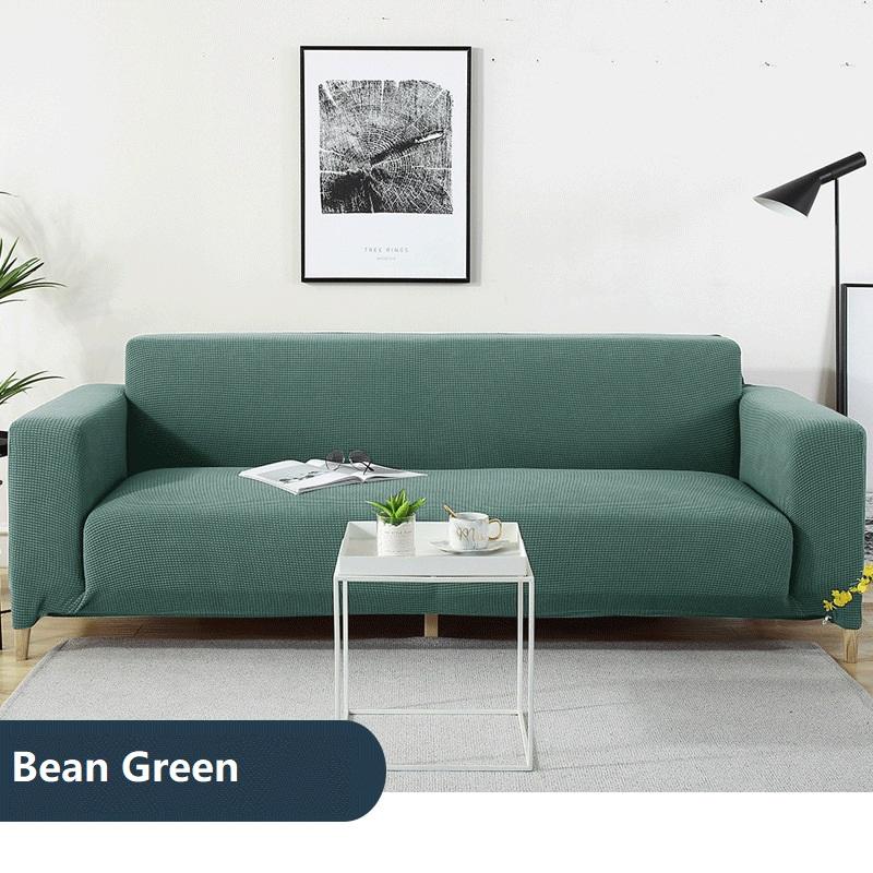 Graue Farbe Wasserdichter Sofabezug Verdicken Polarfleece All-inclusive Überwurf L-Form Ecksofabezüge für Wohnzimmer