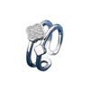 New Arrival Four-leaf Clover Ring High-end Luxury Zircon Open Ring