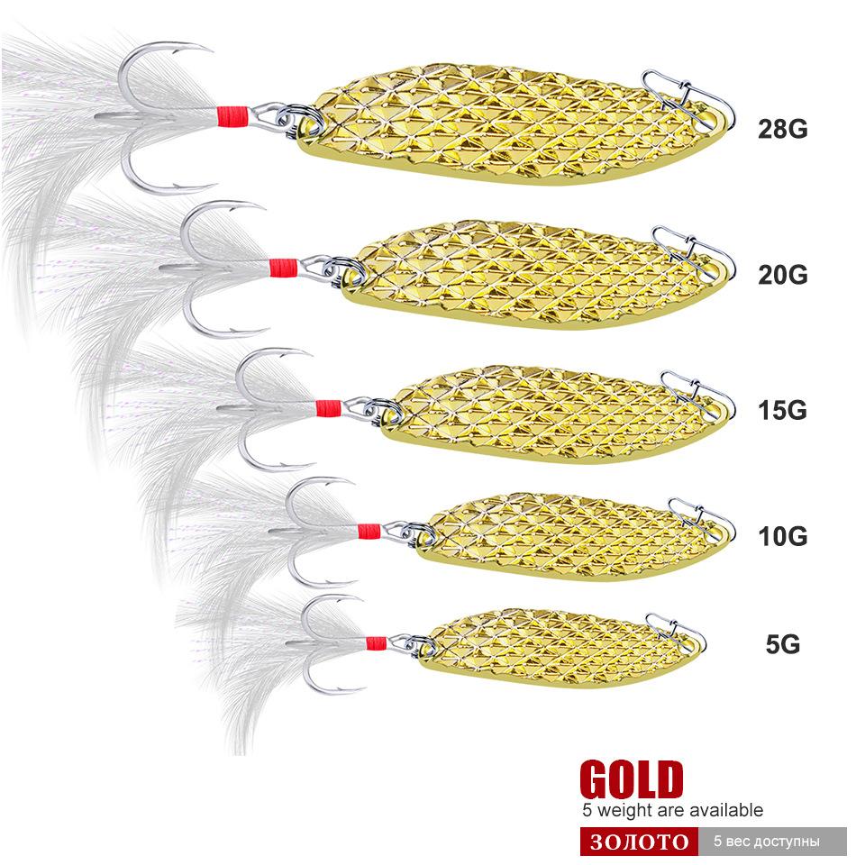 

PROBEROS Sequin Lure Bait Пресноводная приманка 20g золотой