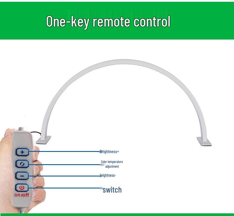 LED Half-Moon Nail Lamp: Curved Eye-Protection Light for Beauty Salons