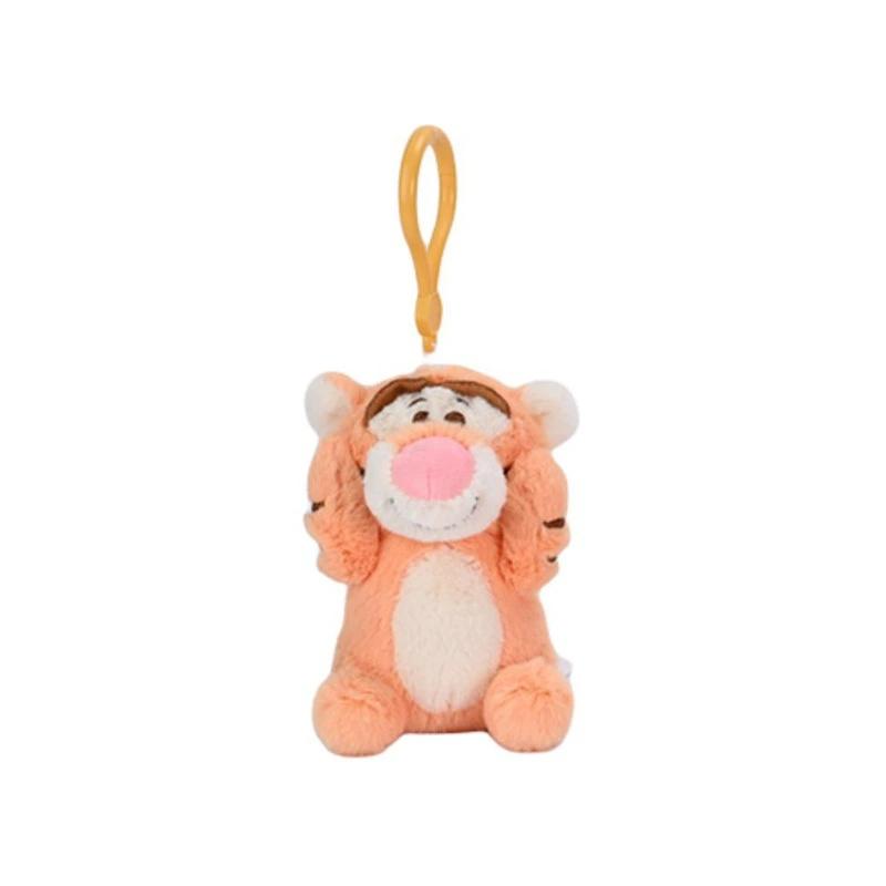 Genuine Winnie The Pooh Piglet Tigge Eeyore Plush Keychains Small Pendant School Bag Hanging Christmas Birthday Gifts Kids Toys