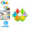 High Quality Food Grade Silicone Mini Ice Lolly Cream Maker Mold Tray For Diy Popsicles