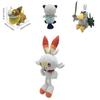 Pokmon Sword And Shield Plush Toy Set Flaming Bunny Teary Lizard And Knocking Monkey Cartoon Stuffed Animals