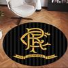 Rangers Fc (38) Round Office Rug Decorative Floor Rug for Office Bedroom Living Room and Home Space