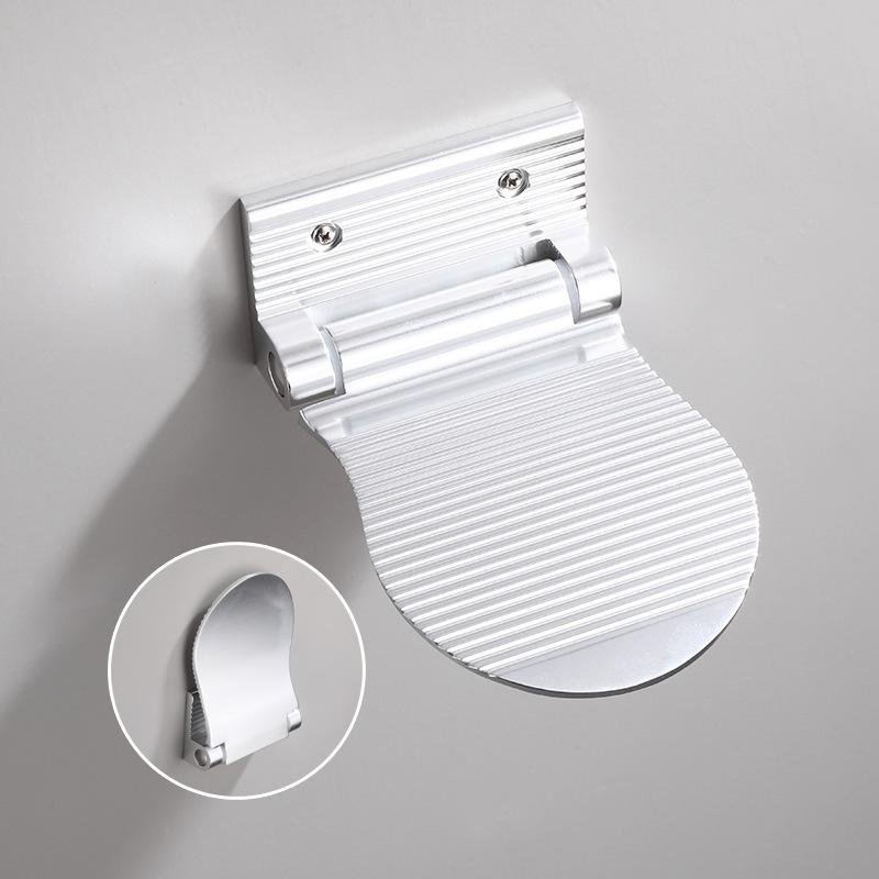 Zwart Aluminium Badkamer Voetpedaal Badkamer Douche Scheenbeen Scheerhulp Grip Houder Voet Voetpedaal Voeten Wassen Badkamer Accessoires