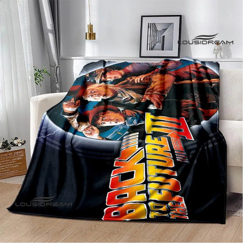 Movie Back To The Future blankets picnic blanket Warm Flannel blankets Soft and comfortable blanket bed linings Birthday Gift
