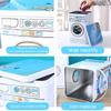 1pcs White Color Laundry Detergent Container Decorative Storage Tin  Household Storage