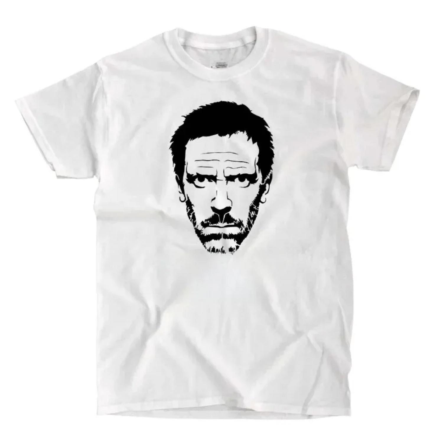 

Television drama T-shirt. Pattern_ It s not lupus. Made of pure cotton. Retro and simple short-sleeved sports top S чёрный