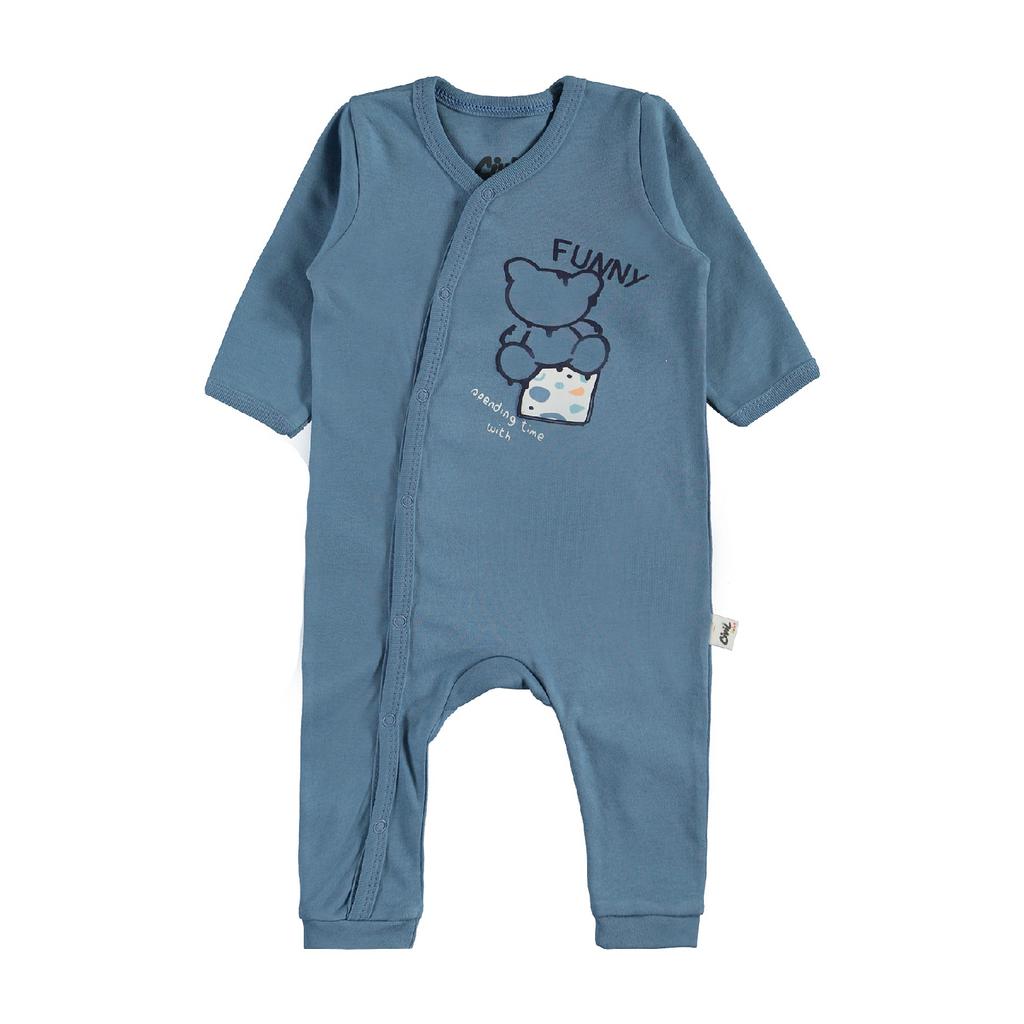 Baby Baby 2dílný overal 3-9 měsíců Indigo